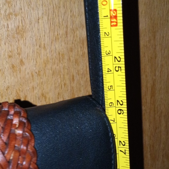 Brighton Black and Brown Crossbody Bag - Picture 7 of 7